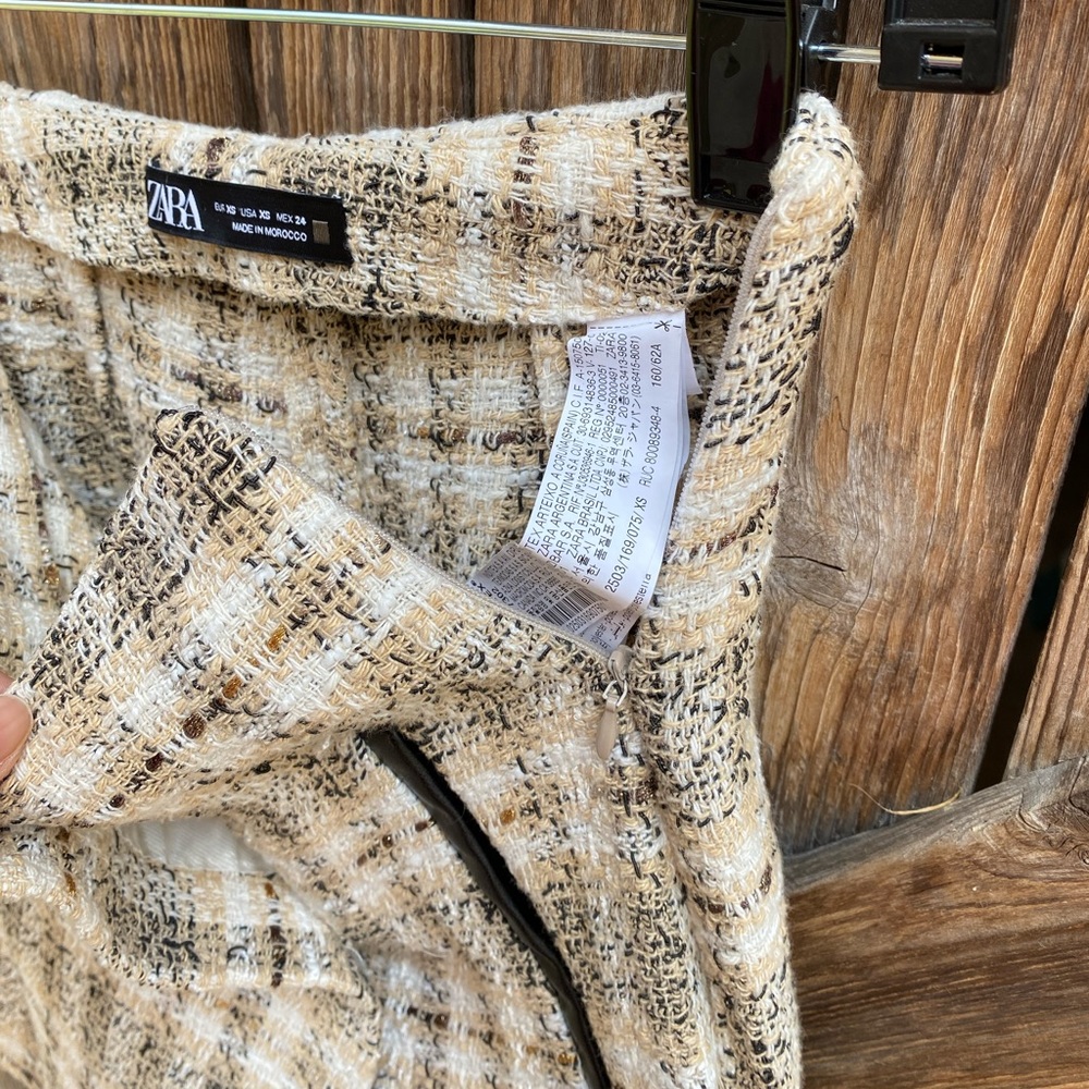 Zara Tweed Skort - Picture 6 of 9